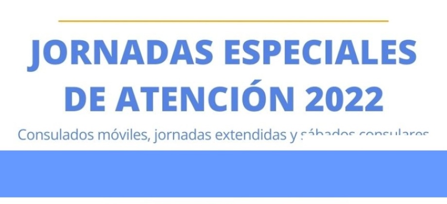 Conozca las jornadas especiales de atención programadas para 2022 por el Consulado de Colombia en Barcelona