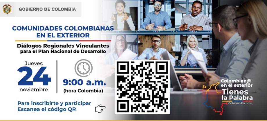 Diálogo Regional Vinculante con las Comunidades Colombianas en el Exterior (virtual) 
