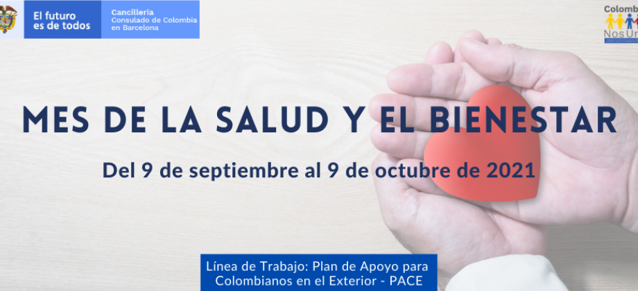 Del 9 de septiembre al 9 de octubre se realizará el Mes de la salud y el bienestar 