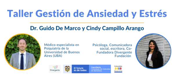 El Consulado de Colombia en Barcelona invita al taller virtual sobre gestión de ansiedad y estrés, el 30 de junio de 2021
