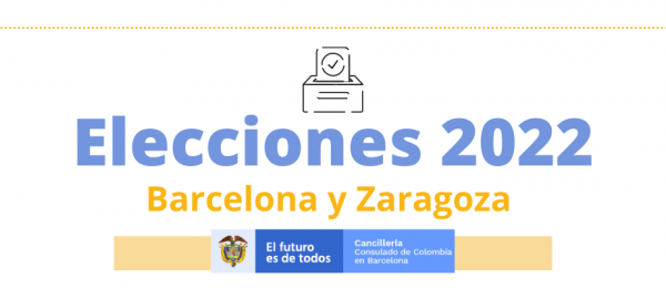 El Consulado de Colombia informa que por primera vez habilitarán dos puntos de votación en Barcelona y Zaragoza, para las elecciones del 2022